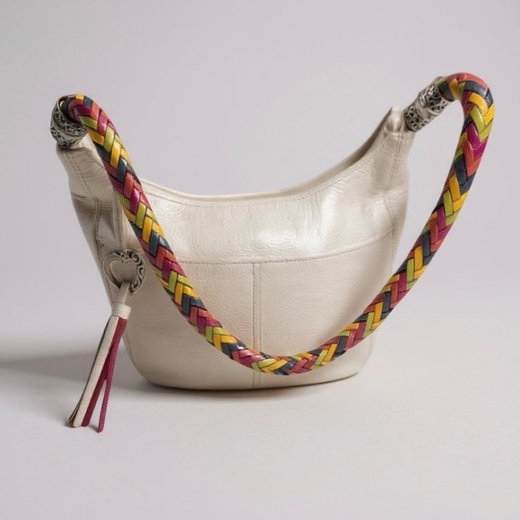 Brighton Barbados Ziptop Hobo Bag RARE Retired in 2019 Shoulder Bag Set of 4 - Picture 6 of 7